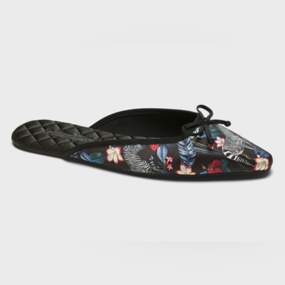 ❤️Brand NEW Banana Republic Quilted mule slippers Womens size 6.5-7.5
